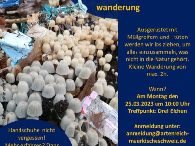 Ehrenamtseinsatz am 25.03.2024: Müllwanderung